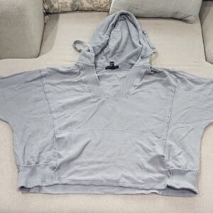 Forever 21 Gray Hoodie Sweatshirt